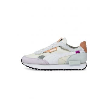 Pantofi sport cu garnituri din piele intoarsa Future Rider - Gri deschis/Alb murdar