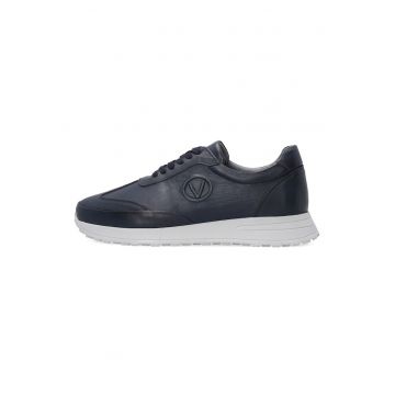 Pantofi sport cu talpa contrastanta - Albastru marin/Albastru