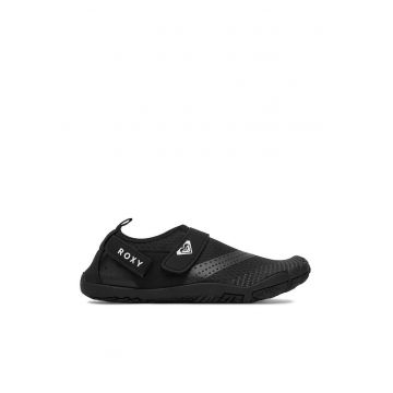 Pantofi sport dama  negru - textil - sistem inchidere Velcro