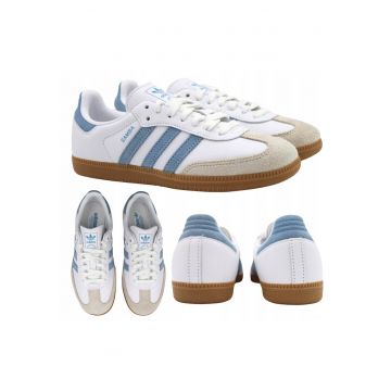 Pantofi Sport Dama  Samba Og Js1391 Din Piele Naturala Talpa Din Cauciuc Tip Inchidere Siret Silueta Clasica Inspirata Din Anii Multicolor