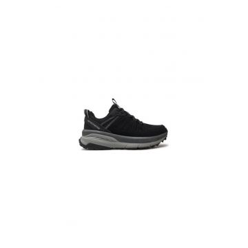 Pantofi sport dama -  trekking - negru - piele ecologica