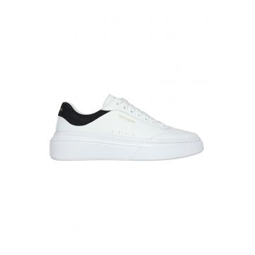 Pantofi sport din piele ecologica Cordova - Alb/Negru