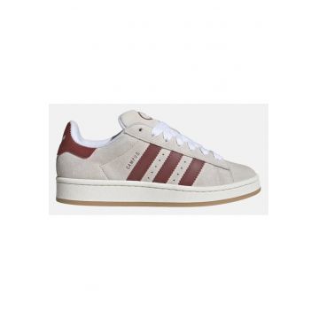 Pantofi sport din piele intoarsa si neteda -