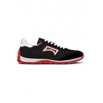 Pantofi sport Drift Walk cu garnituri din piele intoarsa - Negru