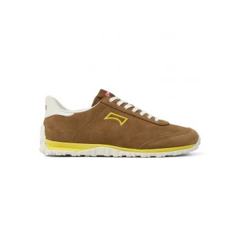 Pantofi sport Drift Walk din piele intoarsa - Maro