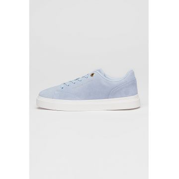 Pantofi sport low-cut din piele intoarsa