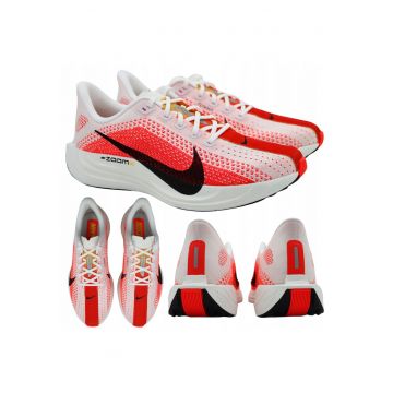 Pantofi Sport -  Pegasus Plus - Superior: Flyknit Amortizare: Spuma Zoomx - Talpa Exterioara: Cauciuc Rezistent La Uzura - Drop: 10 Mm - Multicolor - Alb/Negru