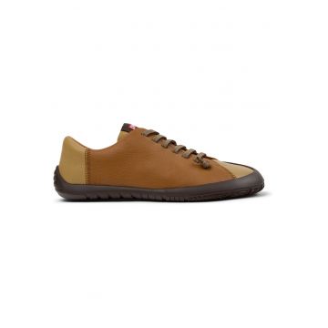 Pantofi sport Peu Path+ din piele - Maro camel/Caramel