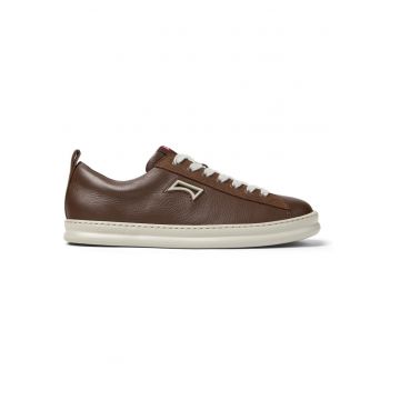 Pantofi sport Runner Four din piele - Maro pamantiu