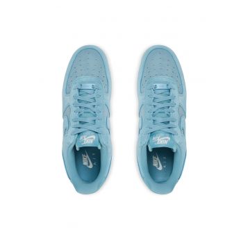 Adidasi  Air Force 1 '07 - albastru - piele naturala