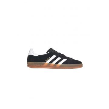 Pantofi sport barbati  piele naturala - negru - sezon tot anul