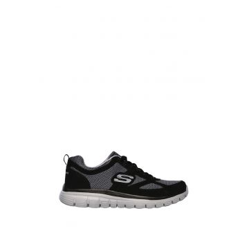 Pantofi sport cu garnitura de piele Burns Agoura - Negru/Gri