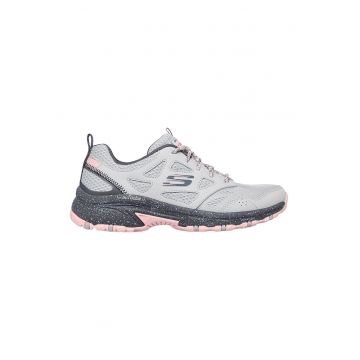 Pantofi sport cu garnituri de piele Hillcrest Pure Escapade - Gri cenusiu/Roz