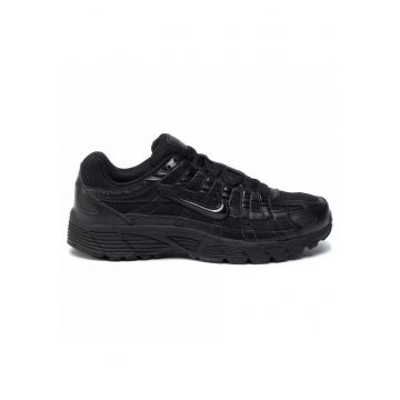 Pantofi sport cu insertii din plasa P-60000 - Negru
