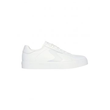 Pantofi sport din piele si piele ecologica Eden LX - Alb optic