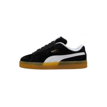 Tenisi barbati -  SUEDE XL - piele naturala - negru - sintetic - textil -