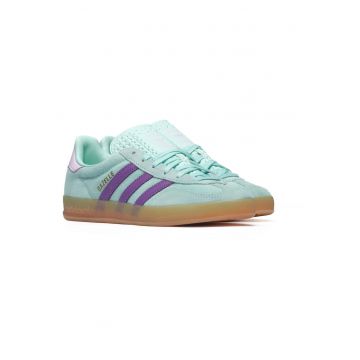 Tenisi dama  GAZELLE INDOOR W - piele naturala - multicolor - design clasic - talpa din cauciuc -