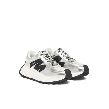 Adidasi femeie  piele naturala - Silver 751 - sportivi
