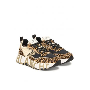 Pantofi  dama - Leopard/Platinum - piele naturala - model 3D31 Club 105