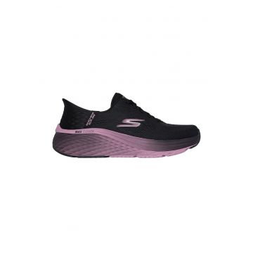 Pantofi slip-ins de plasa pentru alergare - Negru/Lila pal