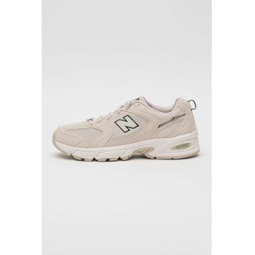 Pantofi sport 530 cu garnituri din plasa si model unisex - Bej deschis