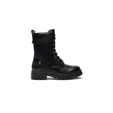 Pantofi sport dama -  51259 - Piele ecologica - Negru