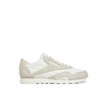 Pantofi sport dama -  adidasi Classic Nylon - alb - tesatura