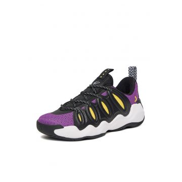 Pantofi sport dama  adidasi mov - piele naturala