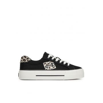 Pantofi sport dama -  adidasi - negru - tesatura -