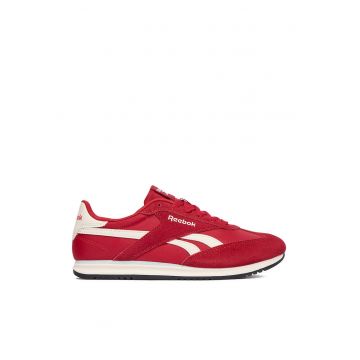 Pantofi sport dama -  adidasi - piele naturala - rosu -