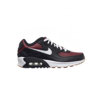 Pantofi sport dama  Air Max 90 - negru-visiniu - piele - croiala jumatate de pantofi