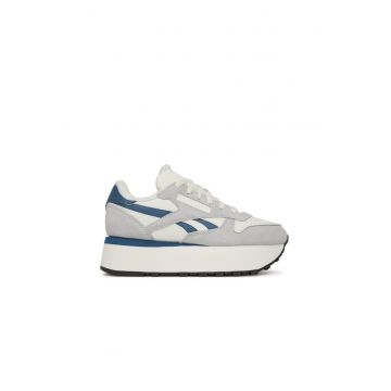Pantofi sport dama -  CLASSIC LEATHER TRIP - alb - piele