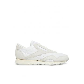 Pantofi sport dama -  CLASSIC NYLON - alb - material textil -
