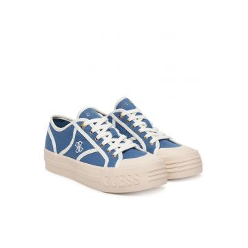 Pantofi sport dama  model DENIM FLPISS FAL12 - tesatura - culoare denim -