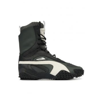 Pantofi sport dama  Mostro Mid - negru/alb - tesatura -