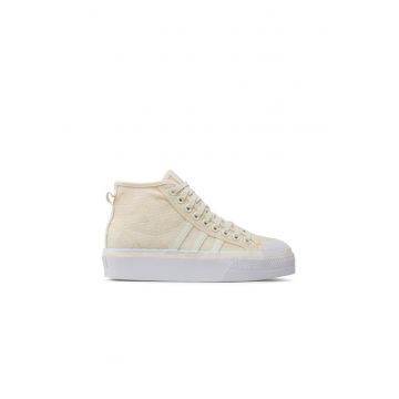 Pantofi sport dama -  Nizza Platform Mid W - alb - tesatura -
