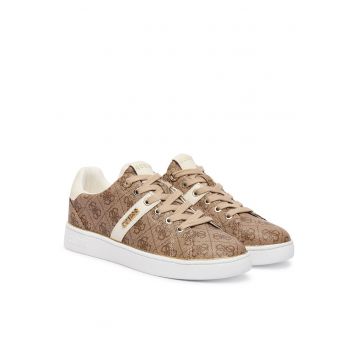 Pantofi sport dama -  sneakers ecologici - bej - piele ecologica -