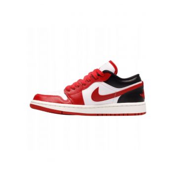 Pantofi sport dama  WMNS AIR JORDAN 1 LOW - Piele ecologica - Alb - Multicolor
