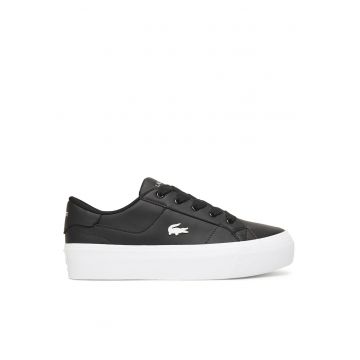 Pantofi sport dama  Ziane 7-50CFA0035 - piele naturala - negru/alb -