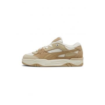 Pantofi sport unisex cu detalii din piele intoarsa ecologica 180 - Bej/Crem