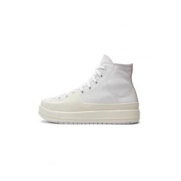 Pantofi  unisex din piele albă - Alb