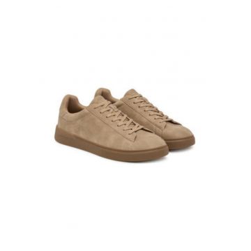 Tenisi barbati 305528001 -  Piele ecologica - Bej