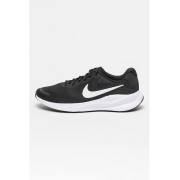 Pantofi cu imprimeu logo - pentru alergare Revolution 7 Road - Negru/Alb optic