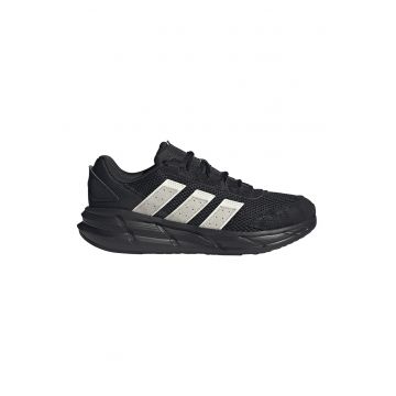 Pantofi sport AstraStar de piele ecologica si plasa - Alb/Negru/Gri