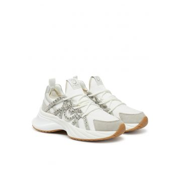 Pantofi sport dama -  alb/gri