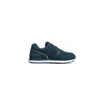 Pantofi sport dama -  Casual Flats - Piele ecologica - Albastru