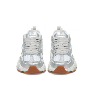 Pantofi sport dama -  CHARGE - piele naturala - argintiu