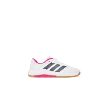Pantofi sport dama -  Dropset Base - alb/gri/roz - tesatura -