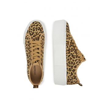 Pantofi sport dama -  Leopard Tex - tesatura - multicolor -