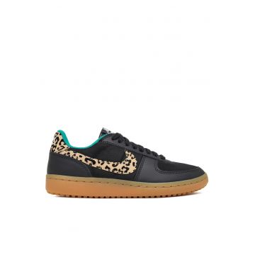 Pantofi sport dama  negru/sesame-gum light brown - material textil -